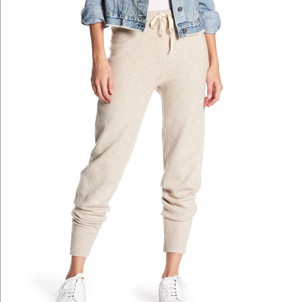 Abound Drawcord Knit Sweater Jogger Pants Beige